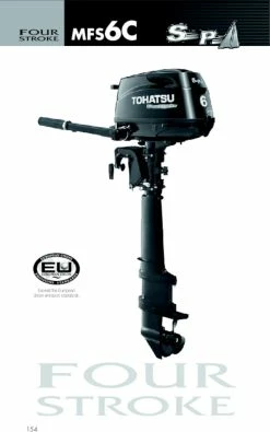 Moteur Hors-Bord Tohatsu 6 Cv Ultra Long Noir Sail Pro