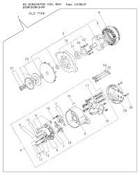 Alternateur Ancien Modèle LR 135-31 Pour Moteur YANMAR Série 1GM à 3GM 12 Volts 35 Ampères – Image 2