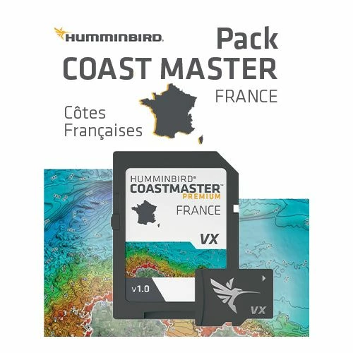 HUMMINBIRD Pack Comprenant Un HELIX 7G4N-CXDTA Et Une Carte COAST MASTER RÉSEAU Version 2D - 50/200 KHz (Grande Profondeur) – Image 2