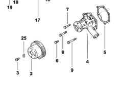 Poulie Pour Pompe De Circulation "eau Douce"