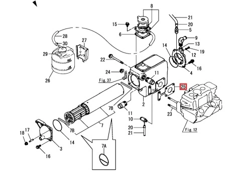 Joint Collecteur D'échappement Pour Moteur YANMAR Série: 2GM 2GM20 F