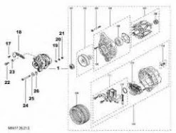 Kit 2e Alternateur Pour Moteur Solé Mini 44