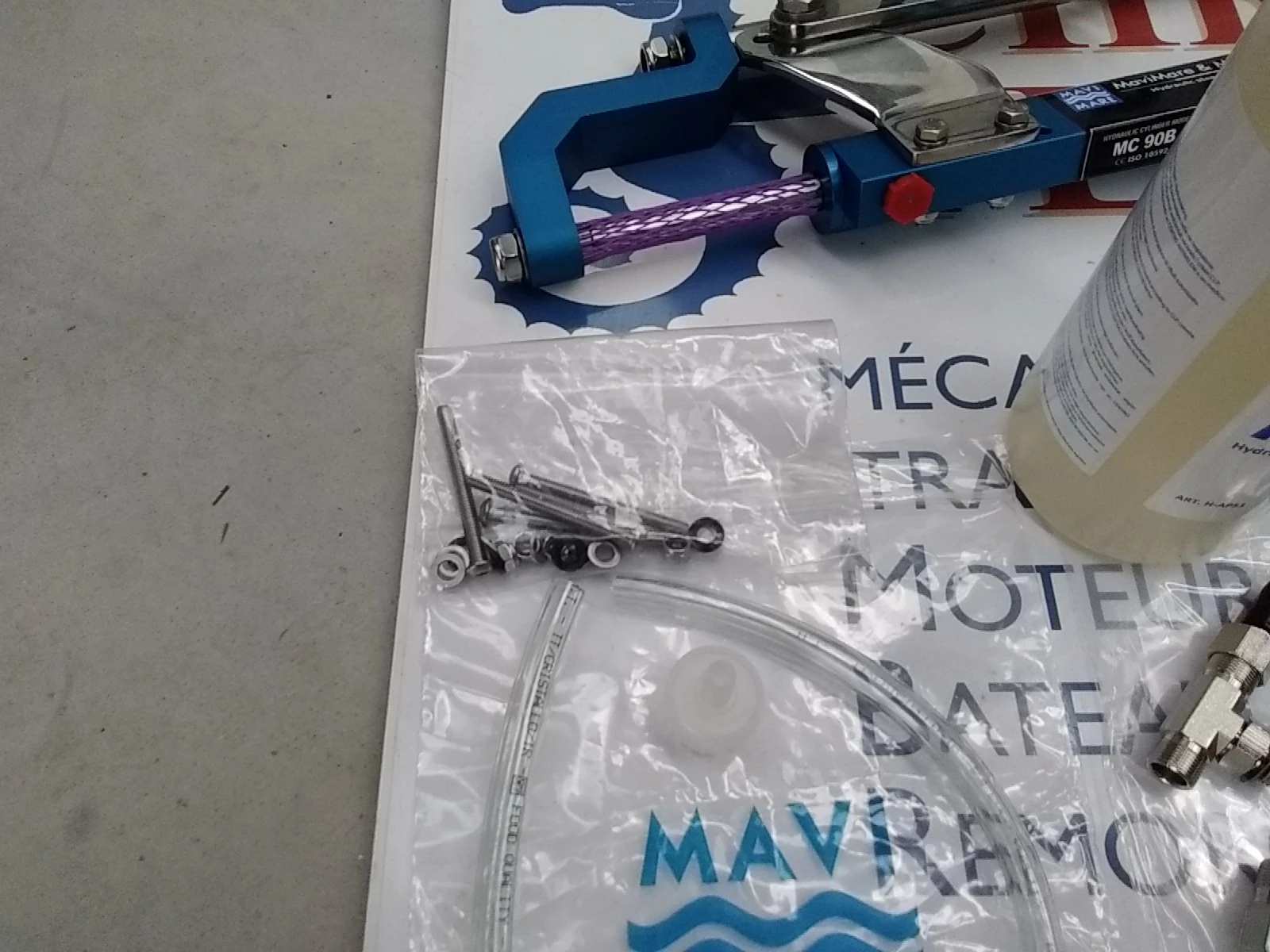 Kit Direction Hydraulique Complet MAVI MARE 80 Cv Maxi (sans Volant) – Image 8