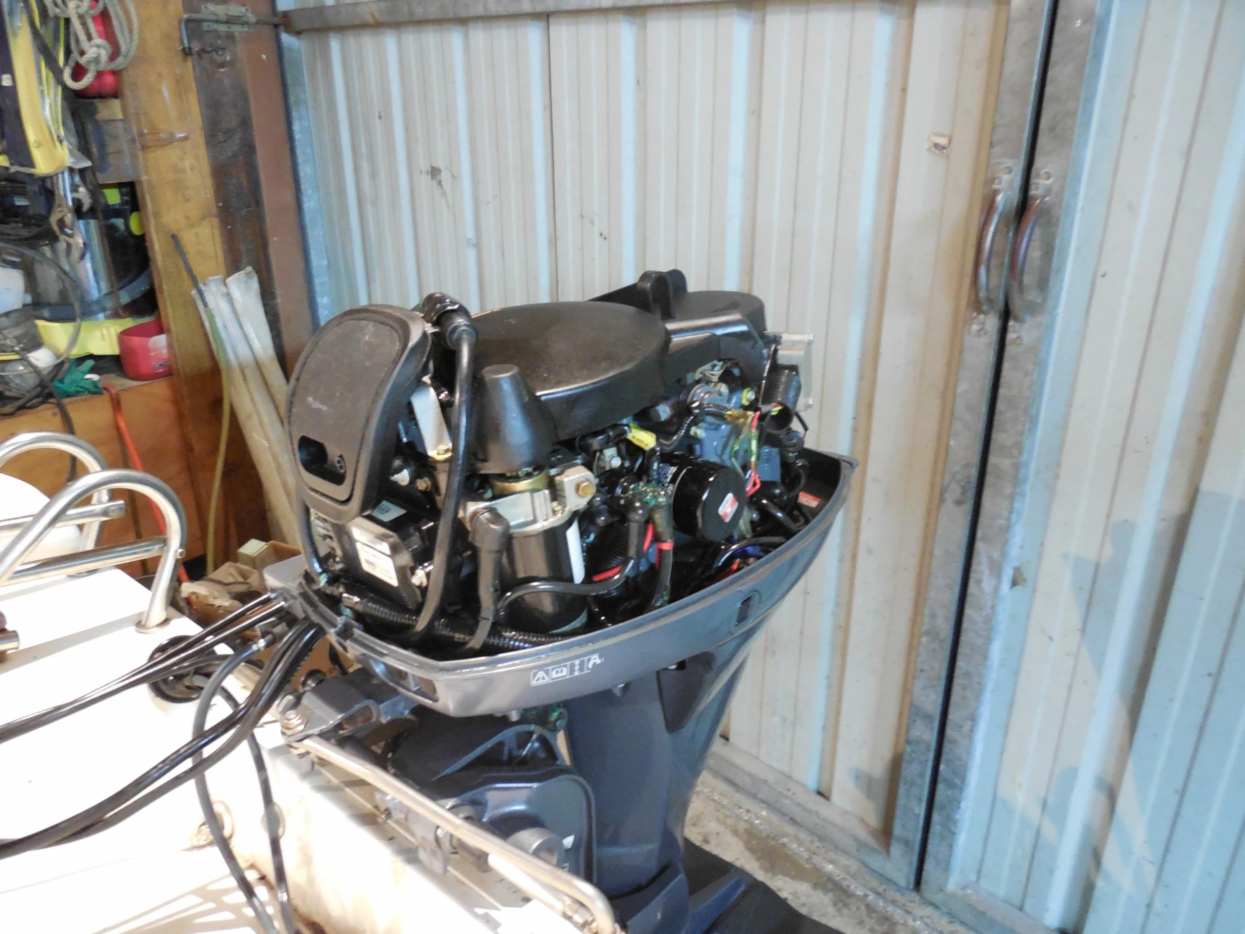 Moteur HIDEA HDEF 25 Cv 4 Temps E.F.I, Arbre Long, Barre Franche, Démarrage électrique – Image 5