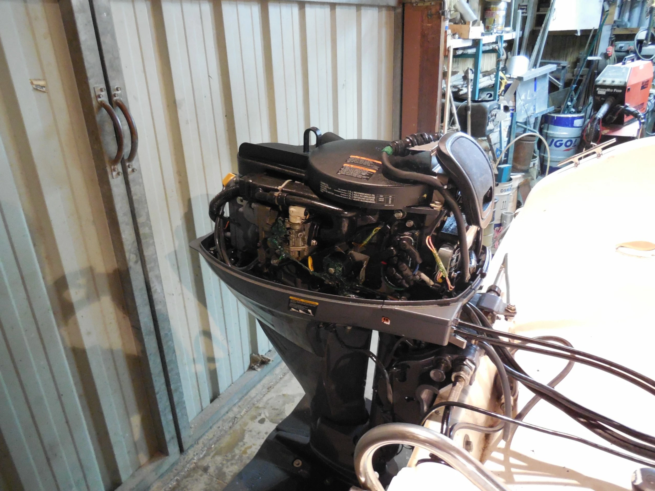 Moteur HIDEA HDEF 25 Cv 4 Temps E.F.I, Arbre Long, Barre Franche, Démarrage électrique – Image 3