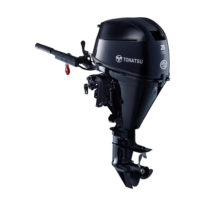 Moteur Hors-Bord 30 Cv Tohatsu Arbre Long Démarrage Electrique Barre Franche Multifonctions Relevage Electrique – Image 8