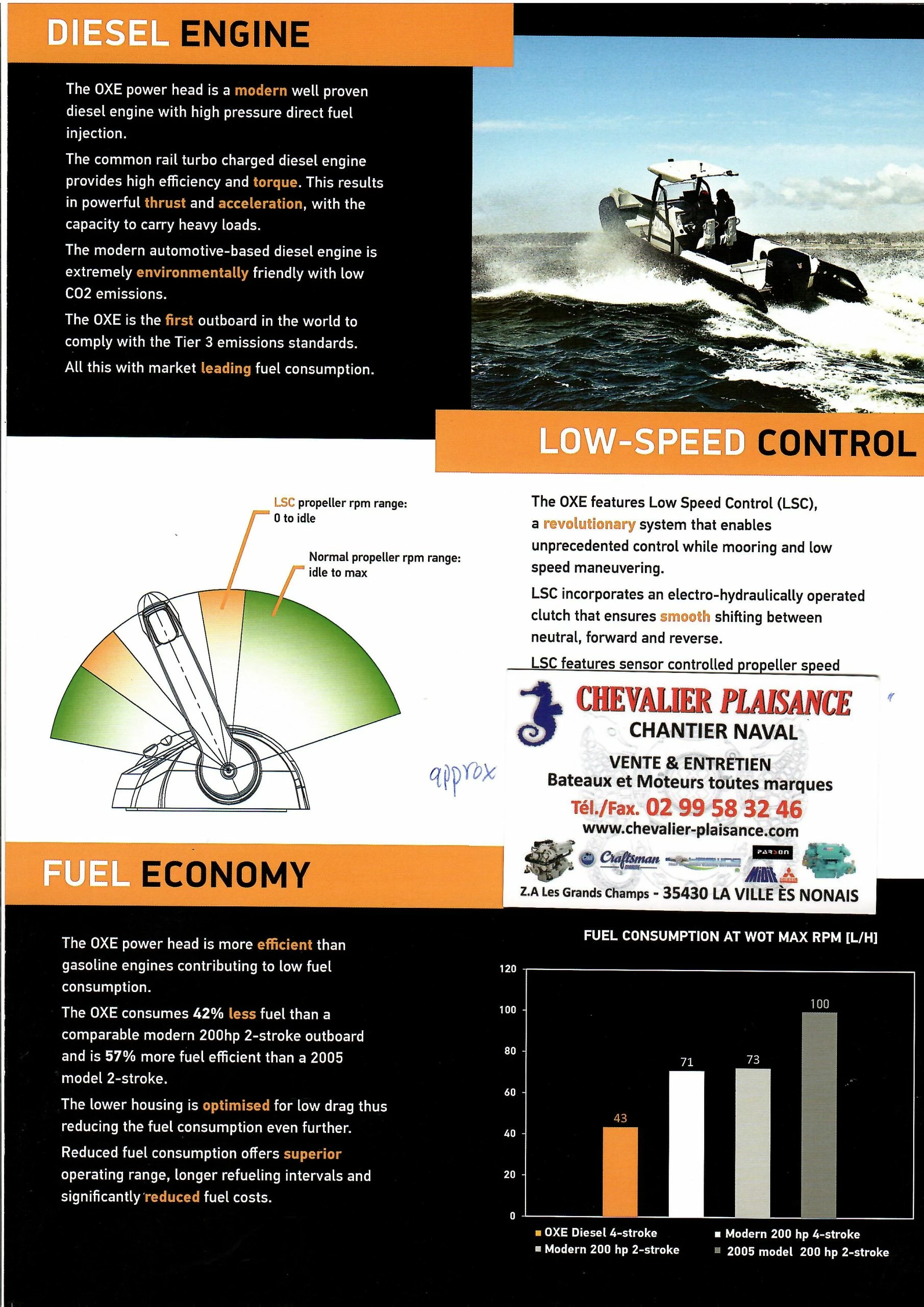Moteur Hors-Bord OXE 200 Cv Diesel – Image 8