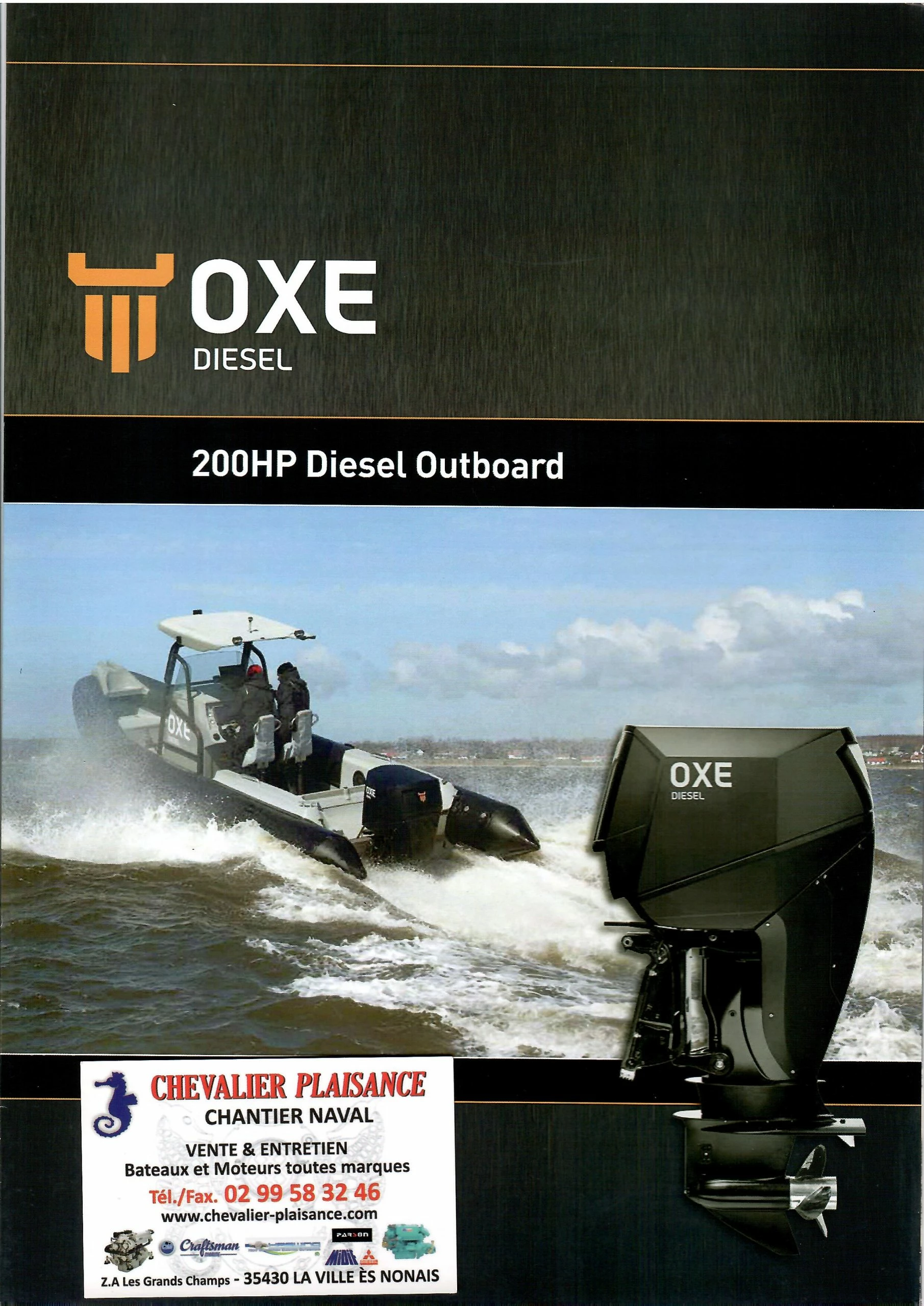 Moteur Hors-Bord OXE 200 Cv Diesel – Image 7