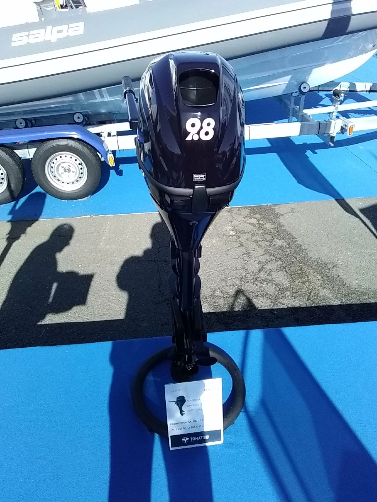 Moteur Hors-Bord TOHATSU 9,8 Cv, 4temps, (Arbre Long) – Image 5