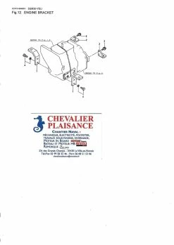 Patte Avant Moteur 3GM30 Et 3GM30C