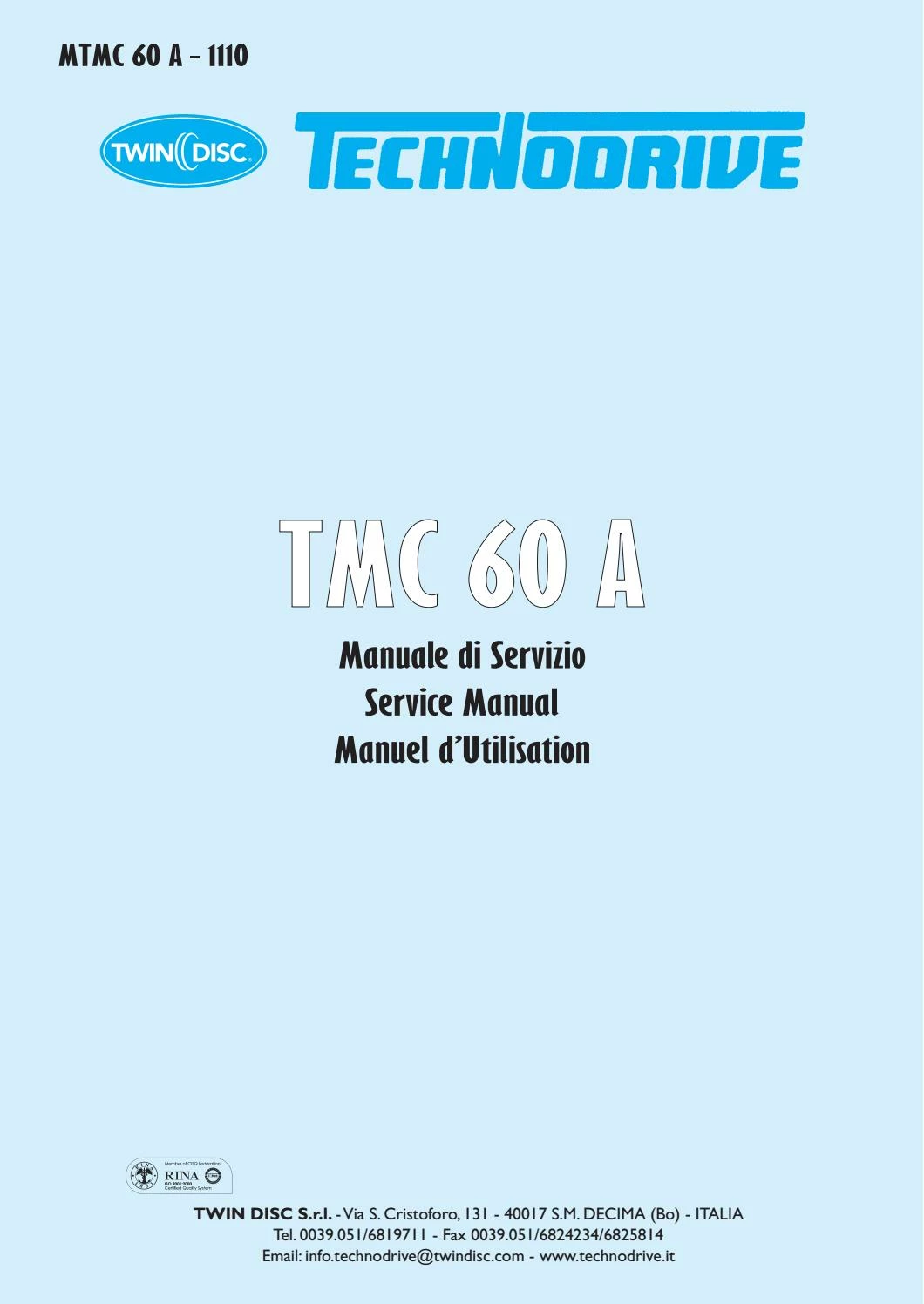 Réducteur - Inverseur Technodrive TMC60 A Incliné 7° Ratio:2,45/1 – Image 2